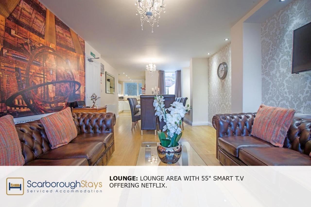 Scarborough Stays - Luxury Townhouse Ideal For Large Groups - Hot Tub Eksteriør billede