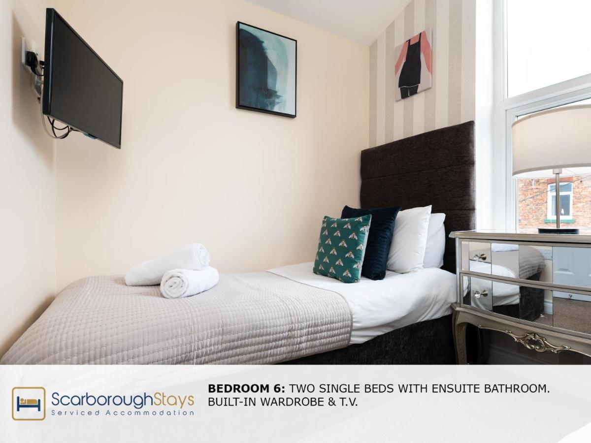 Scarborough Stays - Luxury Townhouse Ideal For Large Groups - Hot Tub Eksteriør billede