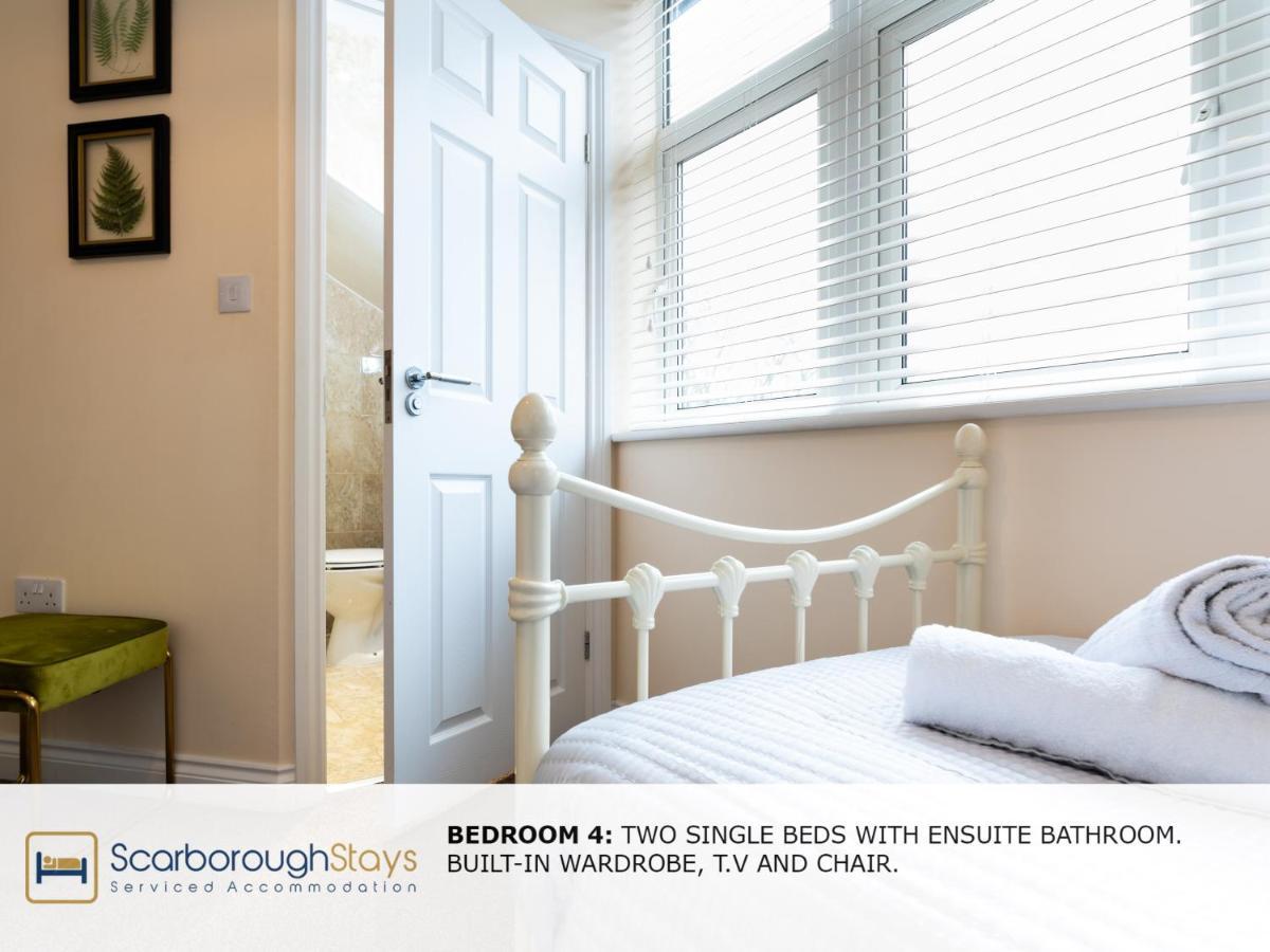 Scarborough Stays - Luxury Townhouse Ideal For Large Groups - Hot Tub Eksteriør billede