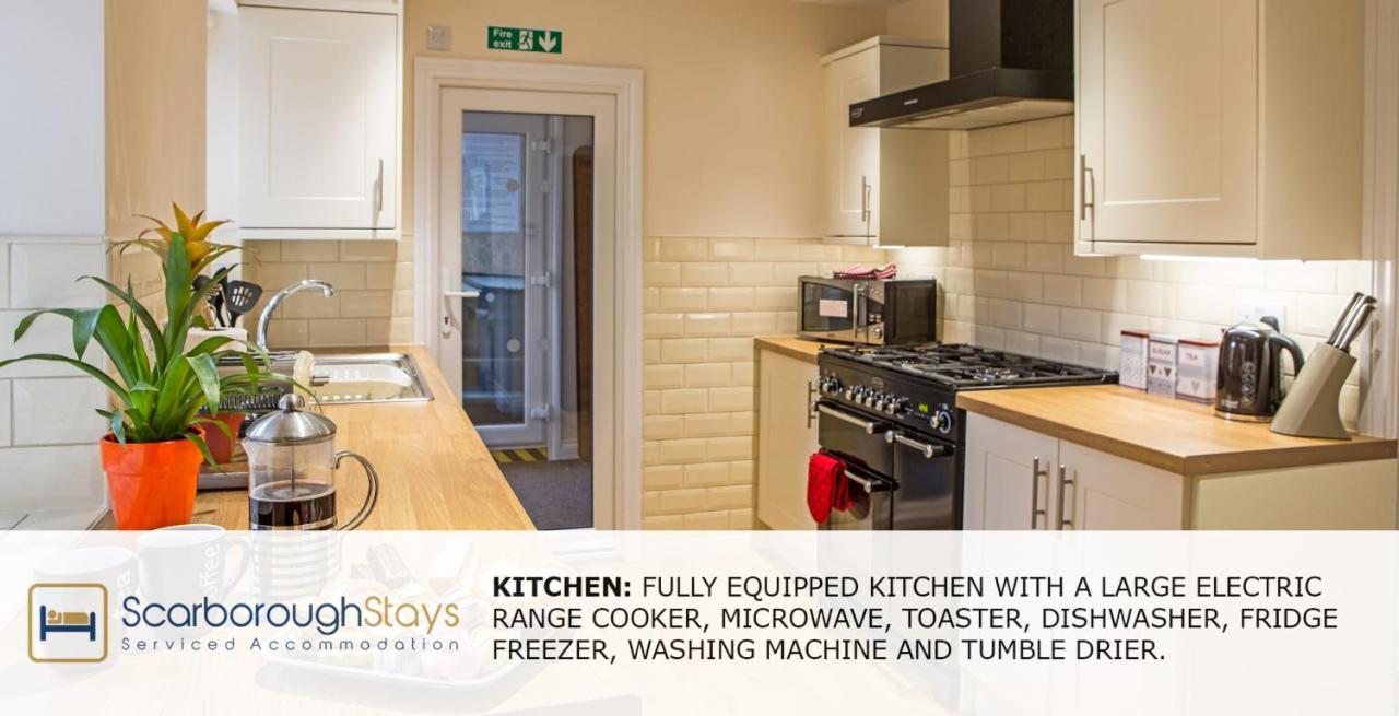 Scarborough Stays - Luxury Townhouse Ideal For Large Groups - Hot Tub Eksteriør billede