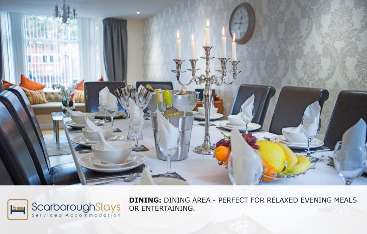 Scarborough Stays - Luxury Townhouse Ideal For Large Groups - Hot Tub Eksteriør billede